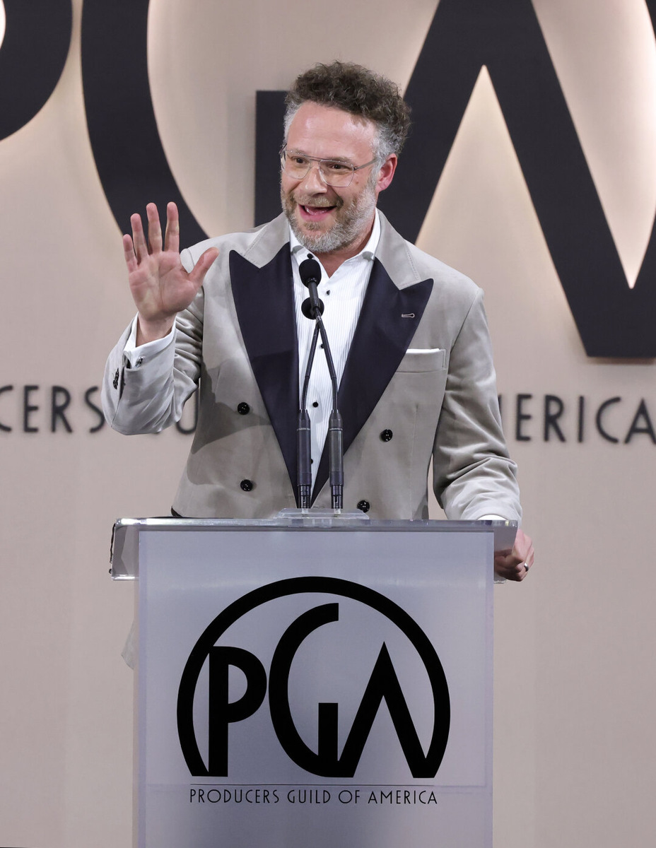    Сет Роген получил премию за сериал «Киностудия» Фото: Kevin Winter/Getty Images