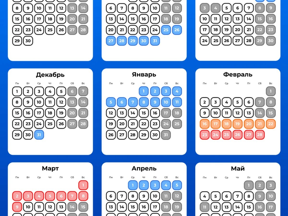    Старое и возможное новое расписание школьных каникул