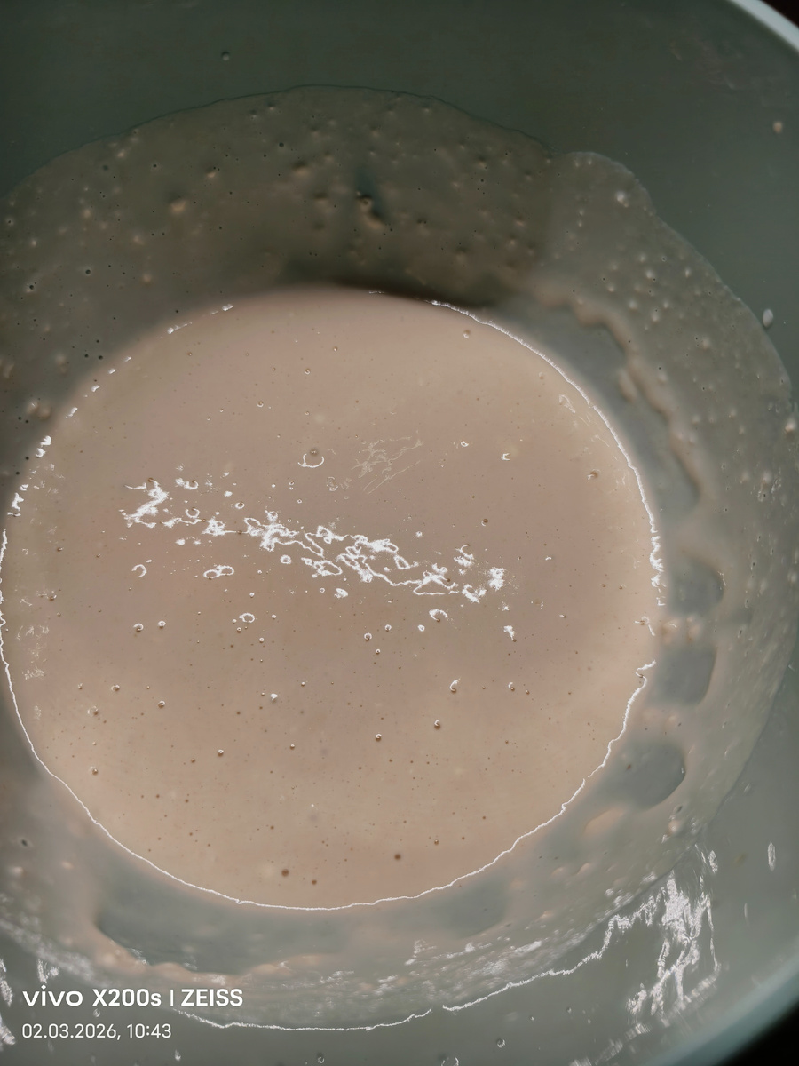 Перед поднятием опары