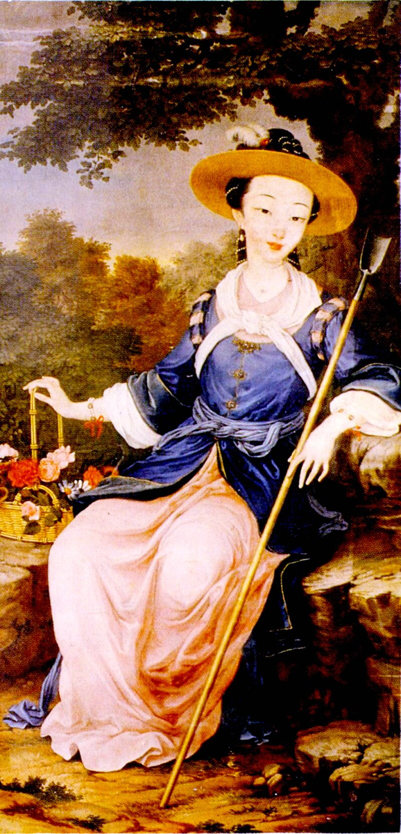 «Благоуханная наложница» в западном наряде / Источник: Wikipedia