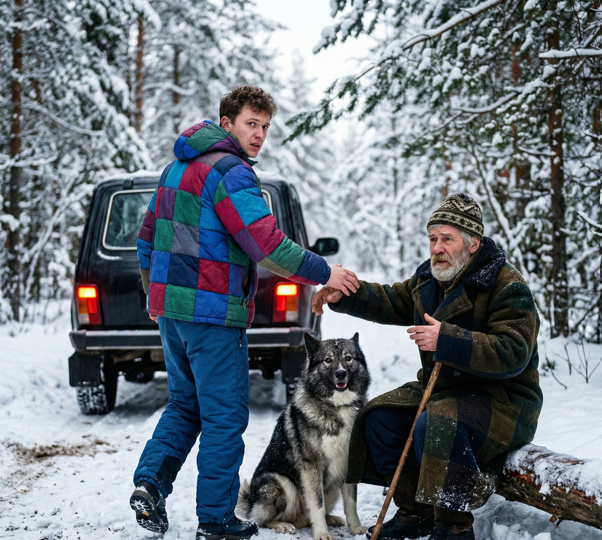 Сын бросил отца с собакой в тайге, а спустя пять лет умолял пустить его в новый рубленый дом