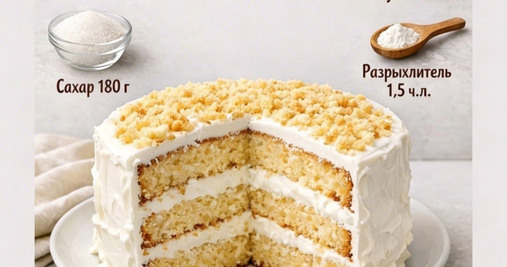 ✅ТОРТ СМЕТАННЫЙ