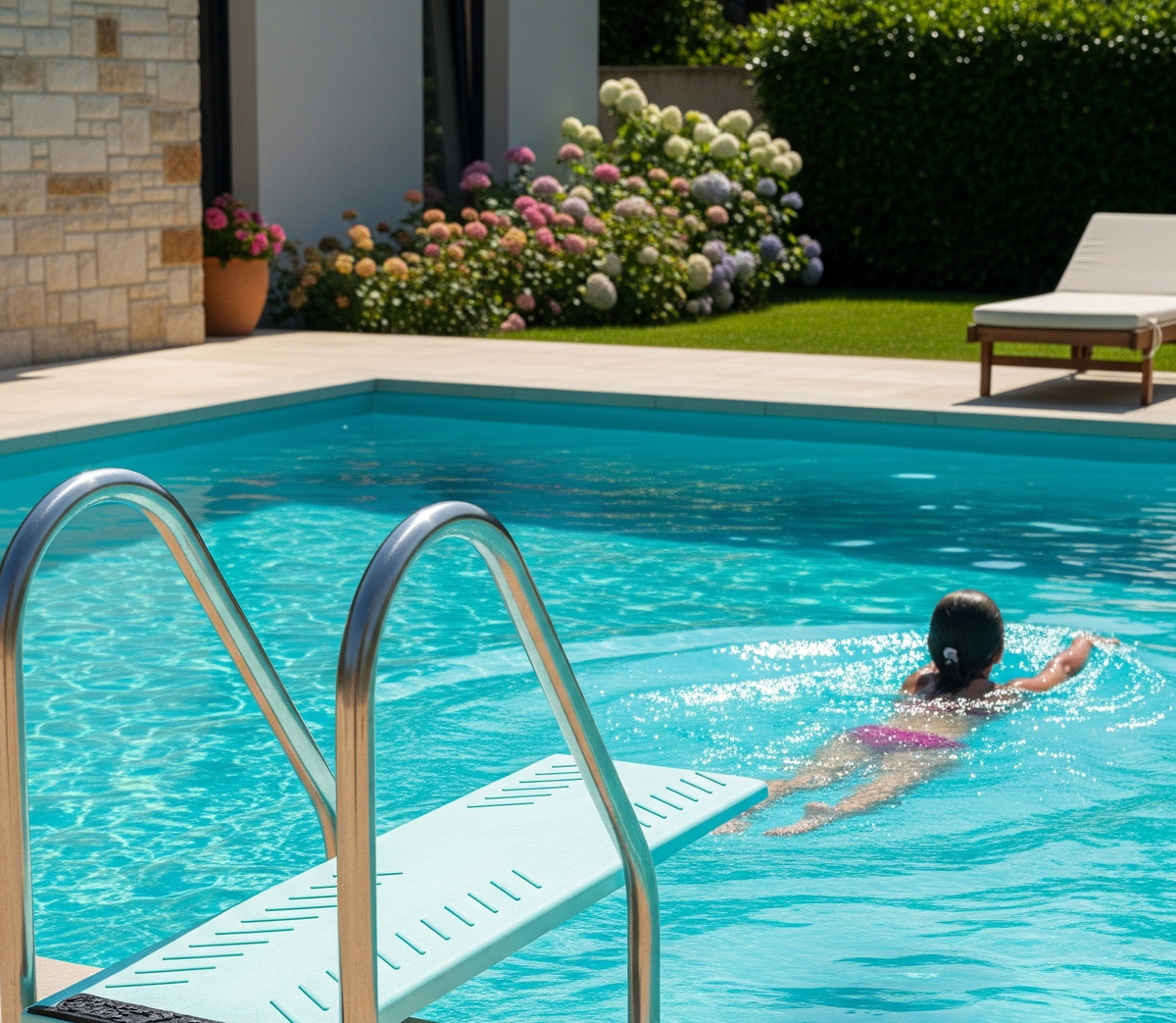 Возможность устраивать домашние соревнования на самый красивый прыжок – это шанс всегда чувствовать себя немножко чемпионом. 