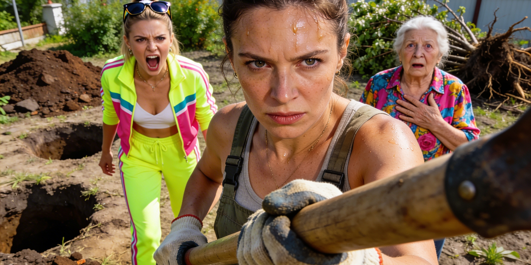 Свекровь переписала дачу на дочь, и я выкопала все свои саженцы