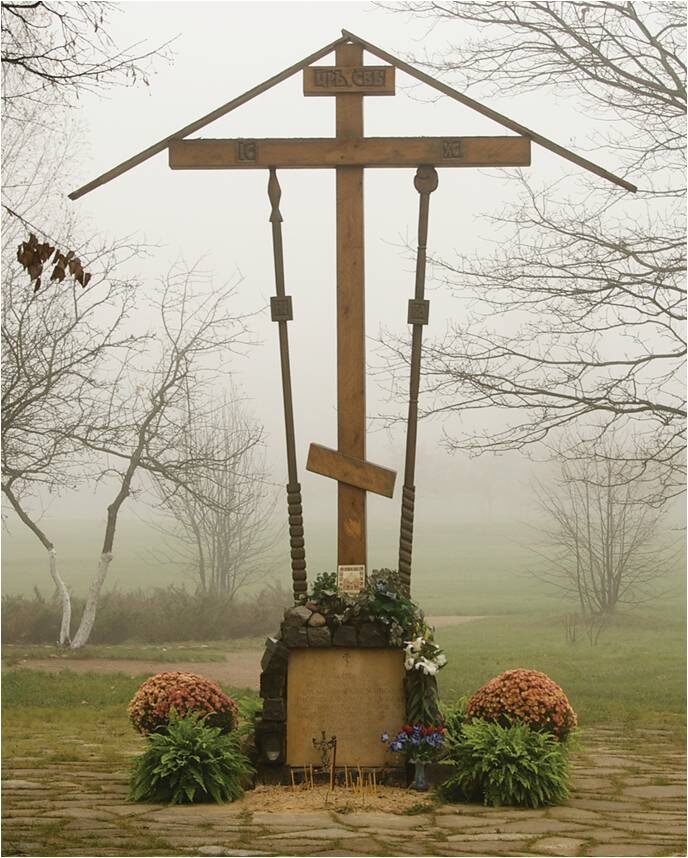 Поклонный Крест на Бутовском полигоне. Фото: Патриархия.Ru