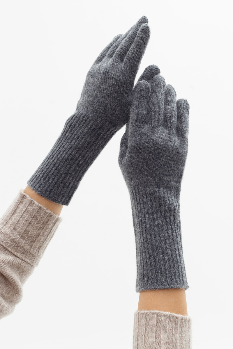 Перчатки удлиненные из овечьего пуха и кашемира Cashmere House