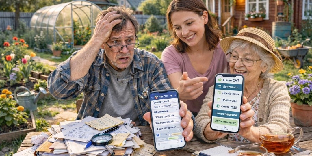 Почему важные решения СНТ не должны жить в чате: один сайт, который всё меняет