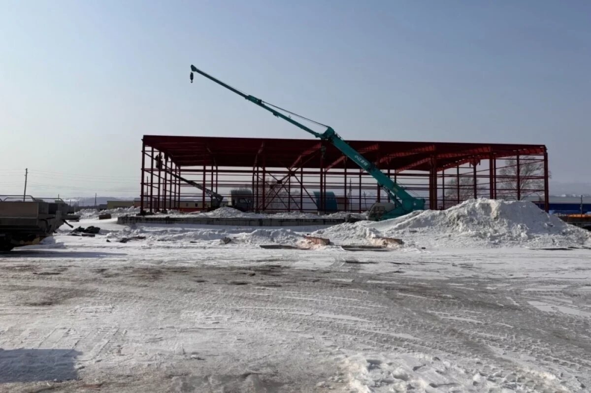    На Сахалине строят современный логистический комплекс