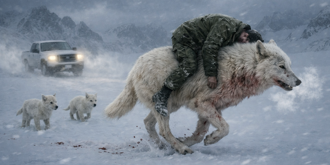 Волчица легла ему на грудь при -30. Она помнила, кто вытащил её из капкана