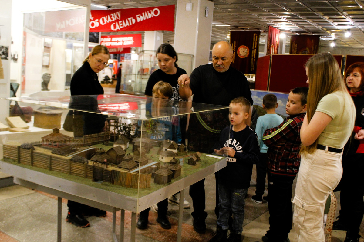 В залах краеведческого музея