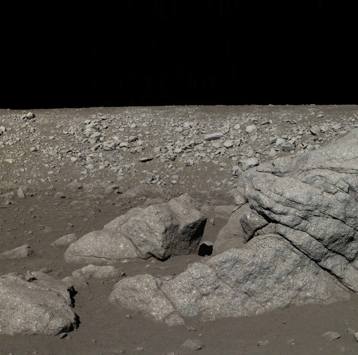 Поверхность Луны / CNSA 