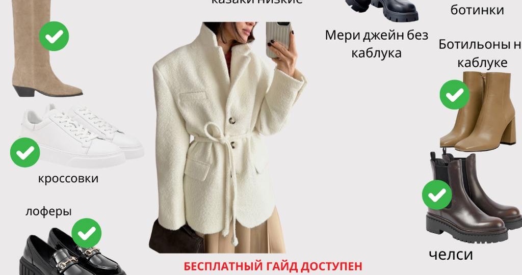 Шпаргалка по обуви: как не испортить верхнюю одежду 👢✨