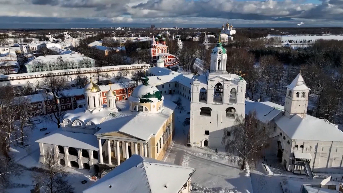    HD Ярославль вид города зима