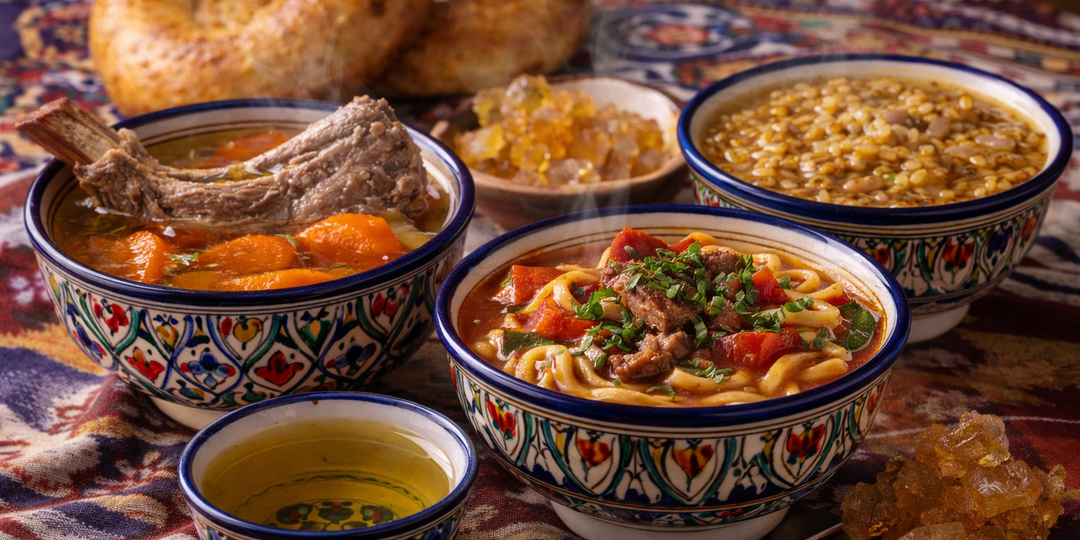 Согревающий Узбекистан: готовим наваристую шурпу, лагман и машхурду (три супа для большой семьи)