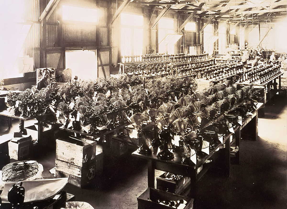 Фабрика Mitsubishi Electric по производству бытовых вентиляторов 1921-1923 гг.