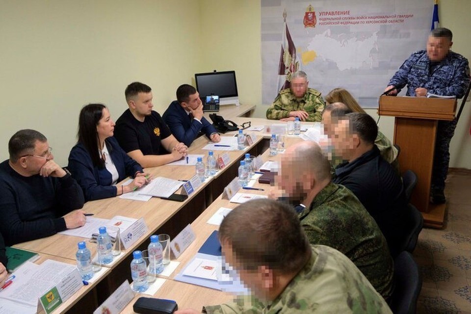    Оперштаб обсудил проведение праздников и массовых мероприятий в регионе. Фото: управление Росгвардии по Херсонской области