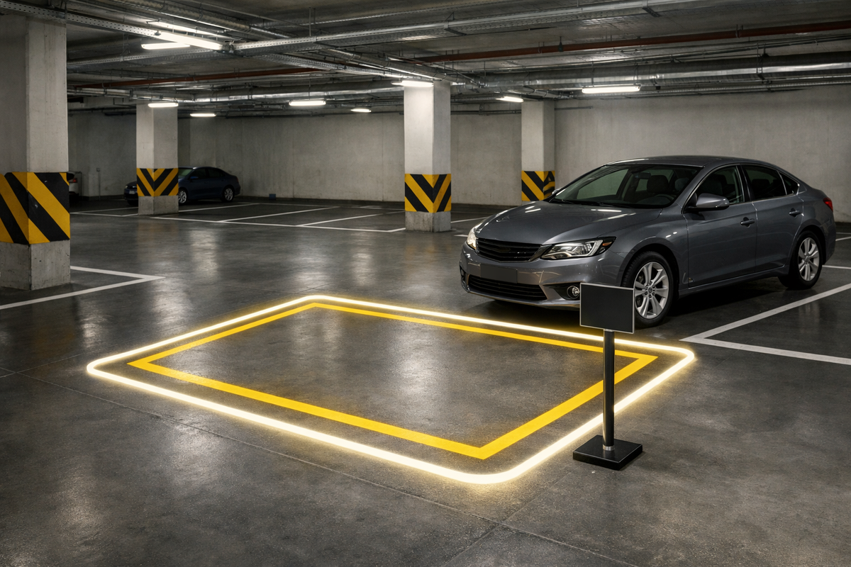 Выделение машиноместа