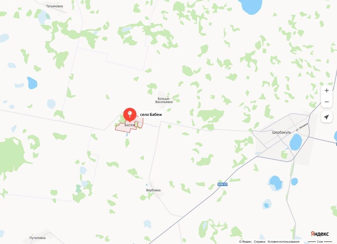    Село Бабеж на карте Омской области   Яндекс.Карты