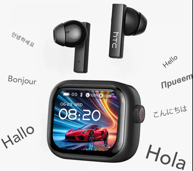 Беспроводные наушники HTC NE40 с AI-переводчиком