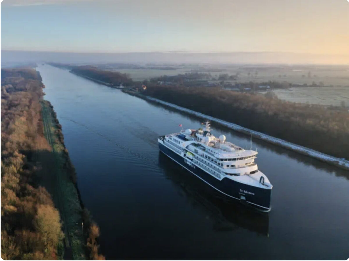 Лайнер SH Minerva построен на судоверфи в Хельсинки и рассчитан на 158 гостей
