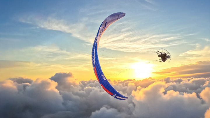 Полет на параплане в Междуреченске