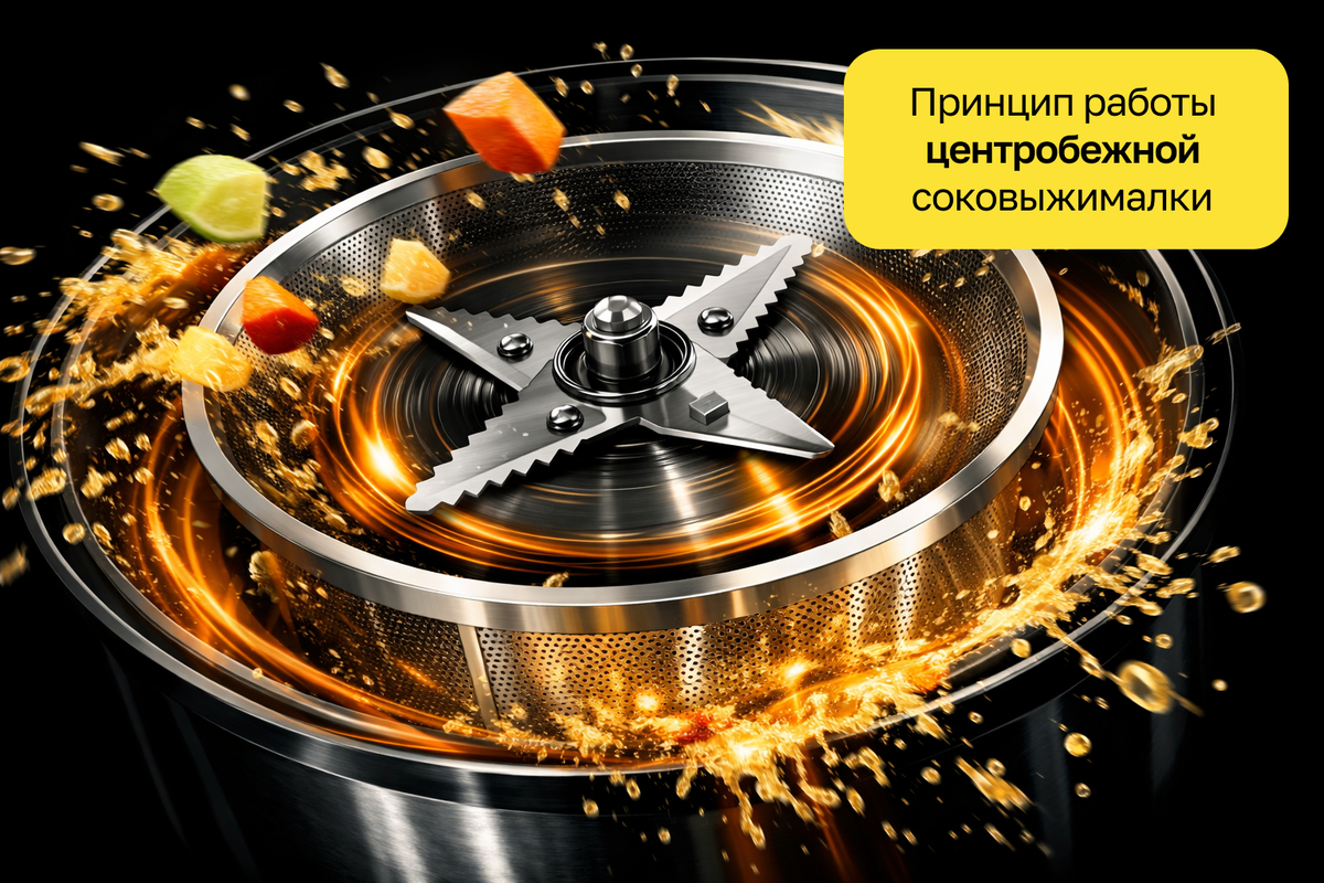 Чем выше скорость вращения, тем быстрее процесс отжима — но тем активнее происходит насыщение сока воздухом.