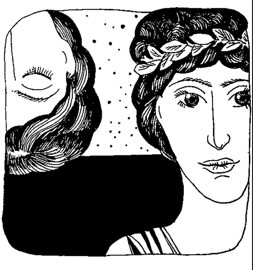 Из иллюстраций к "Александрийским песням" М. Кузмина художника, искусствоведа Андрея Маевского. Источник изображения: https://vk.com/wall-52212277_2071