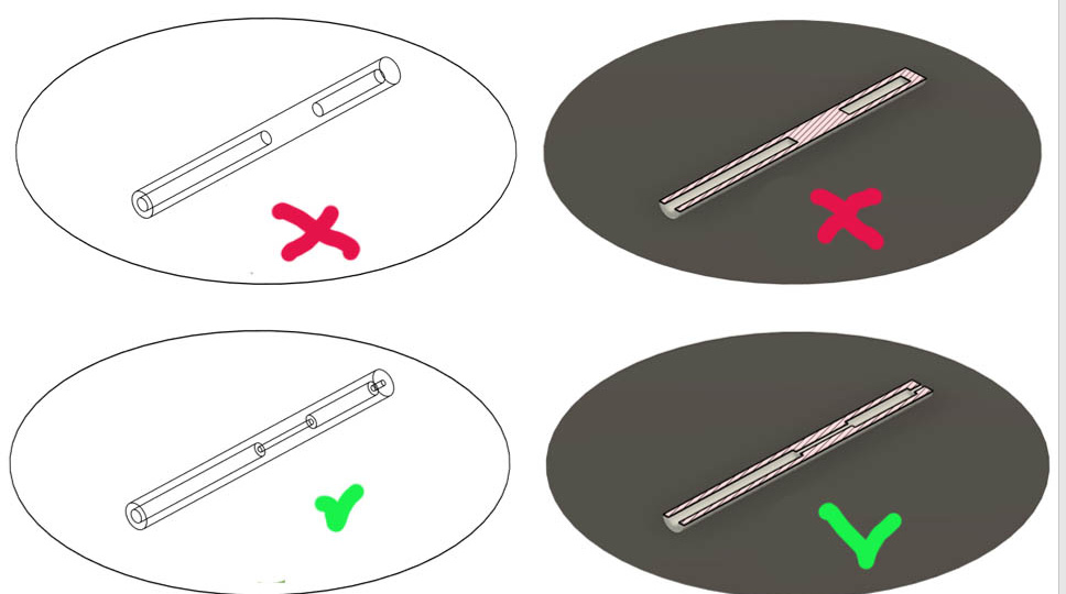 Ограничения на геометрию изделий при 3D-печати керамики