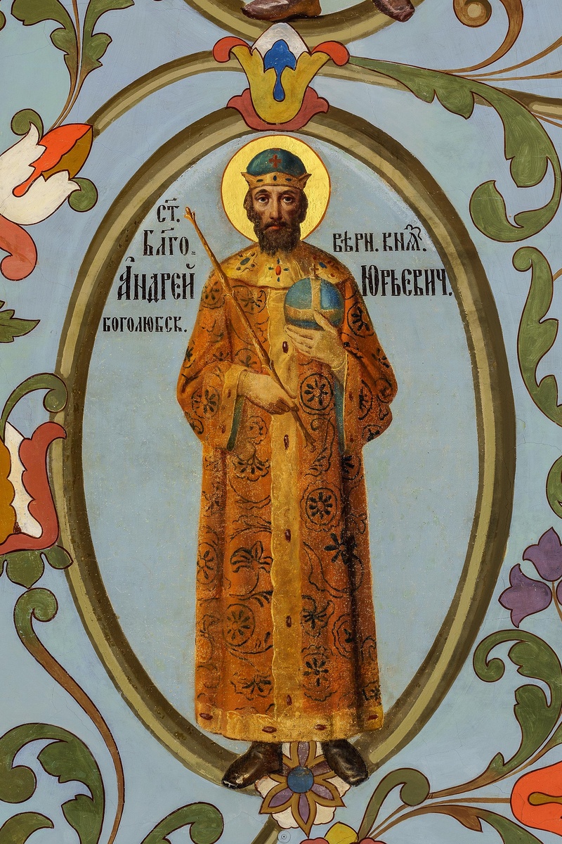 Князь Андрей Боголюбский на росписи Парадных сеней Исторического музея