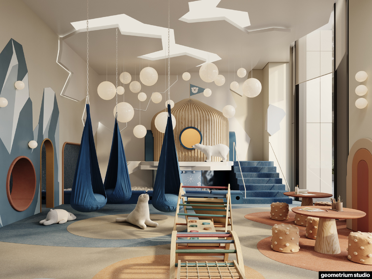  Игровая зона в ЖК Ice Towers 