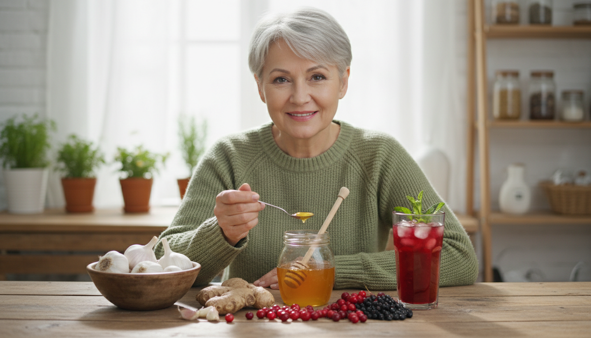 Чеснок, имбирь, мёд и морсы укрепят иммунитет и облегчат симптомы выгорания