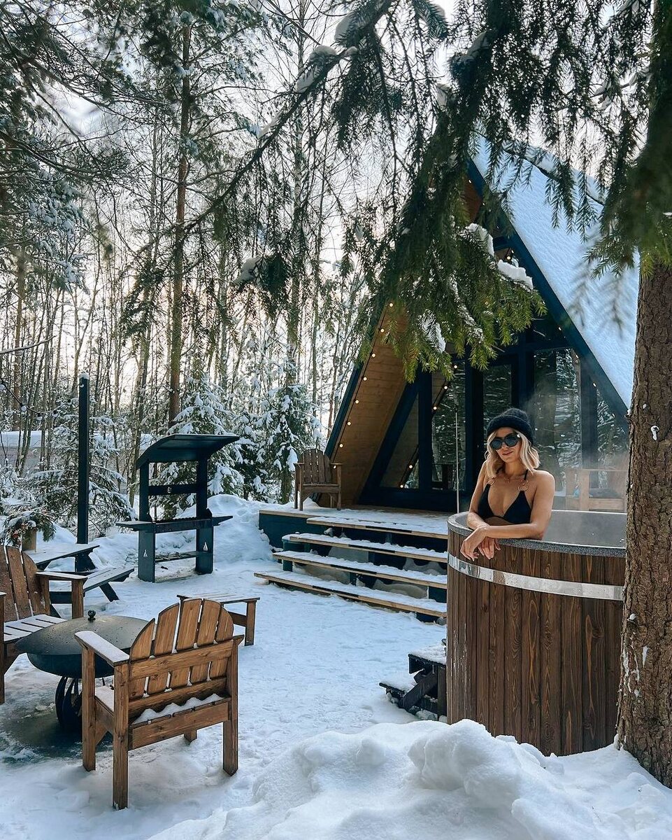 SPA-домики на лесной ферме "Под кронами"