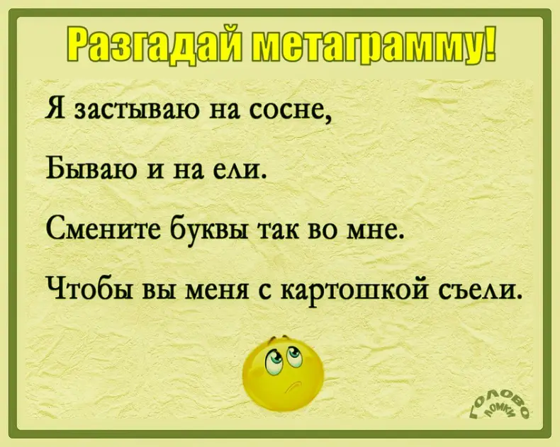 🧩 Разгадай метаграмму: измени одну букву — получи новое слово!