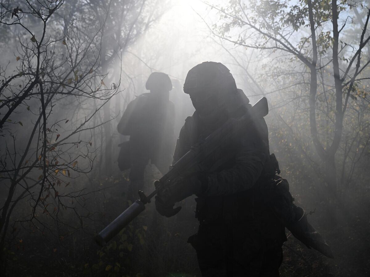    Военнослужащие ВС РФ в зоне проведения СВО | © РИА Новости / Алексей Майшев