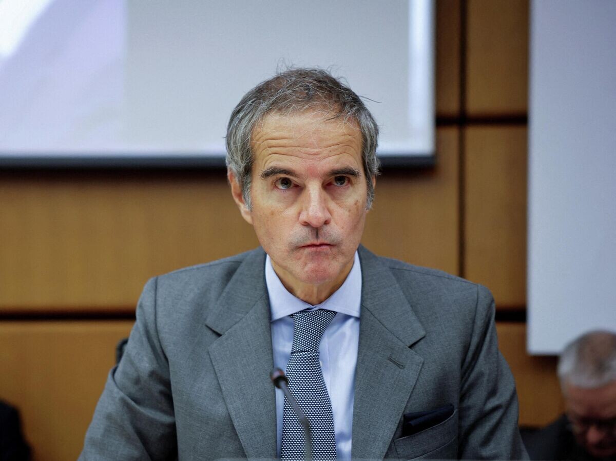    Генеральный директор МАГАТЭ Рафаэль Гросси на специальной сессии Совета управляющих МАГАТЭ по ситуации вокруг Ирана | © REUTERS / Lisa Leutner