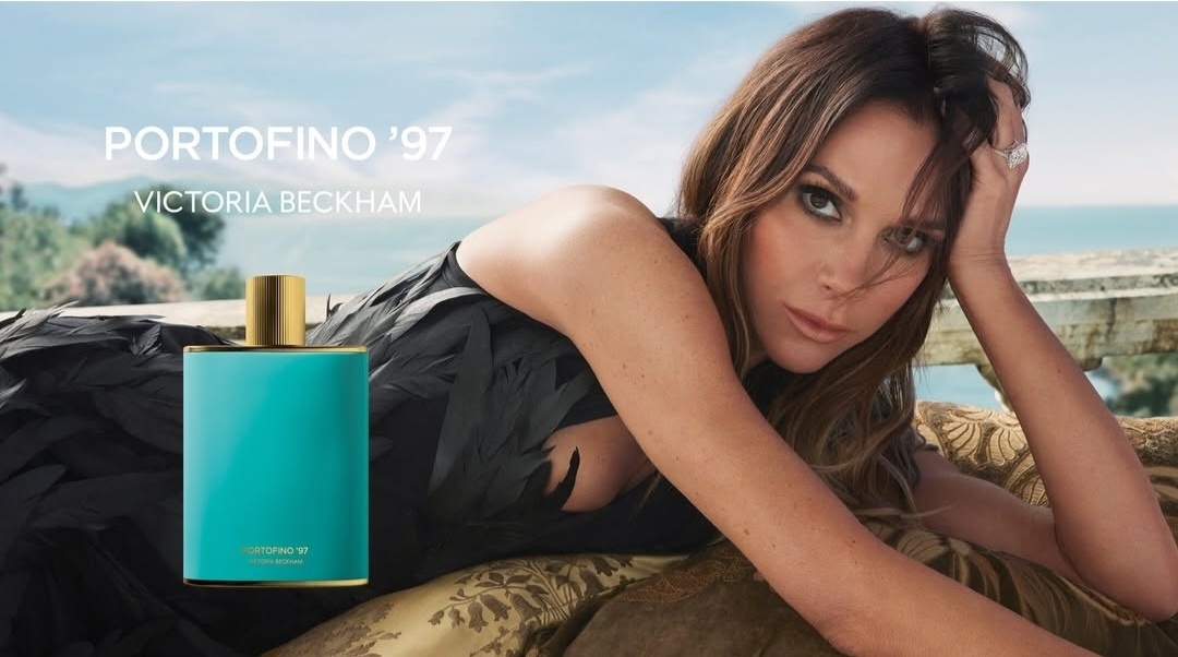 Промо аромата Portofino '97 от Victoria Beckham. Материал: Victoria Beckham.