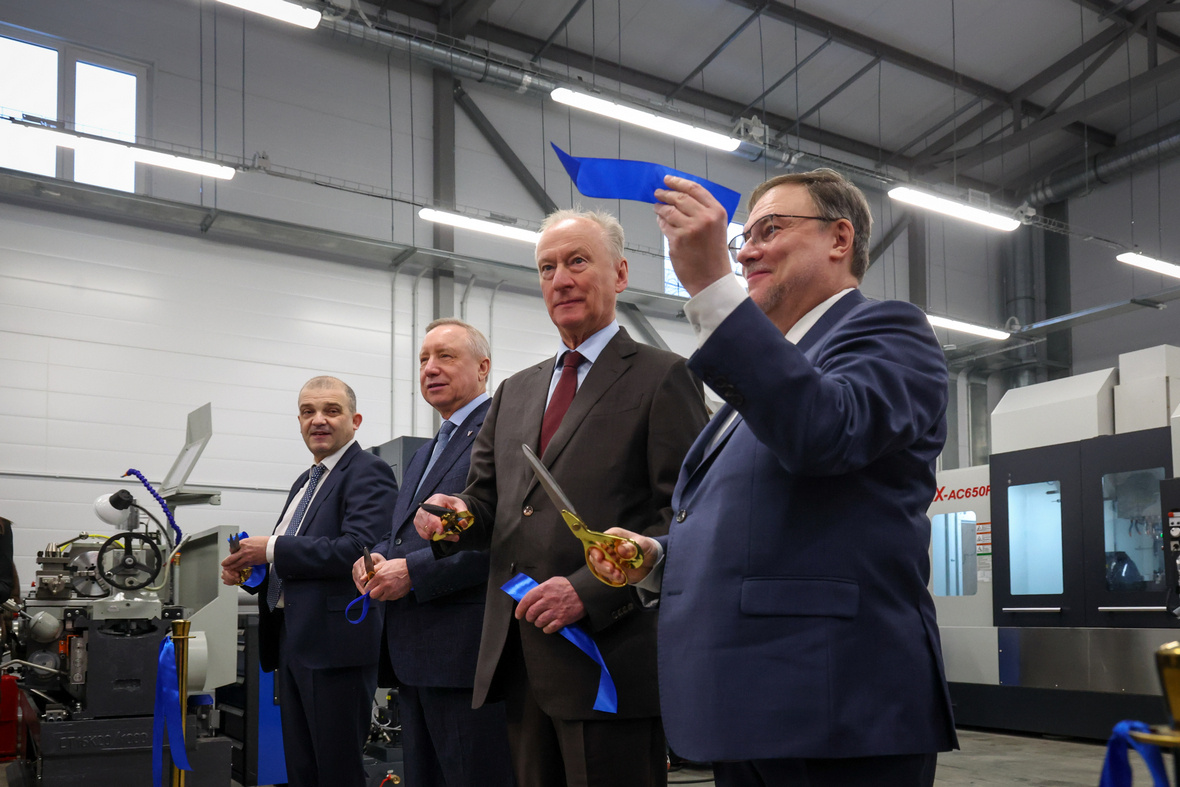 Открытие Центра технологий приборостроения Санкт Петербургского государственного морского технического университета (Фото: gov.spb.ru)