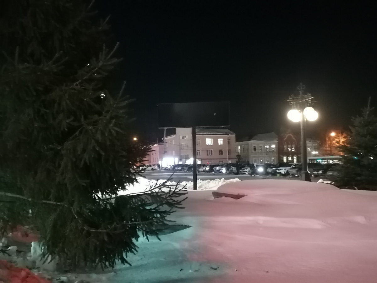 Зимний город. Мне красиво. 