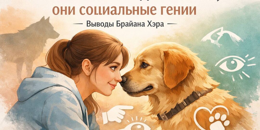 Собаки - не подчинённые. Они социальные гении.