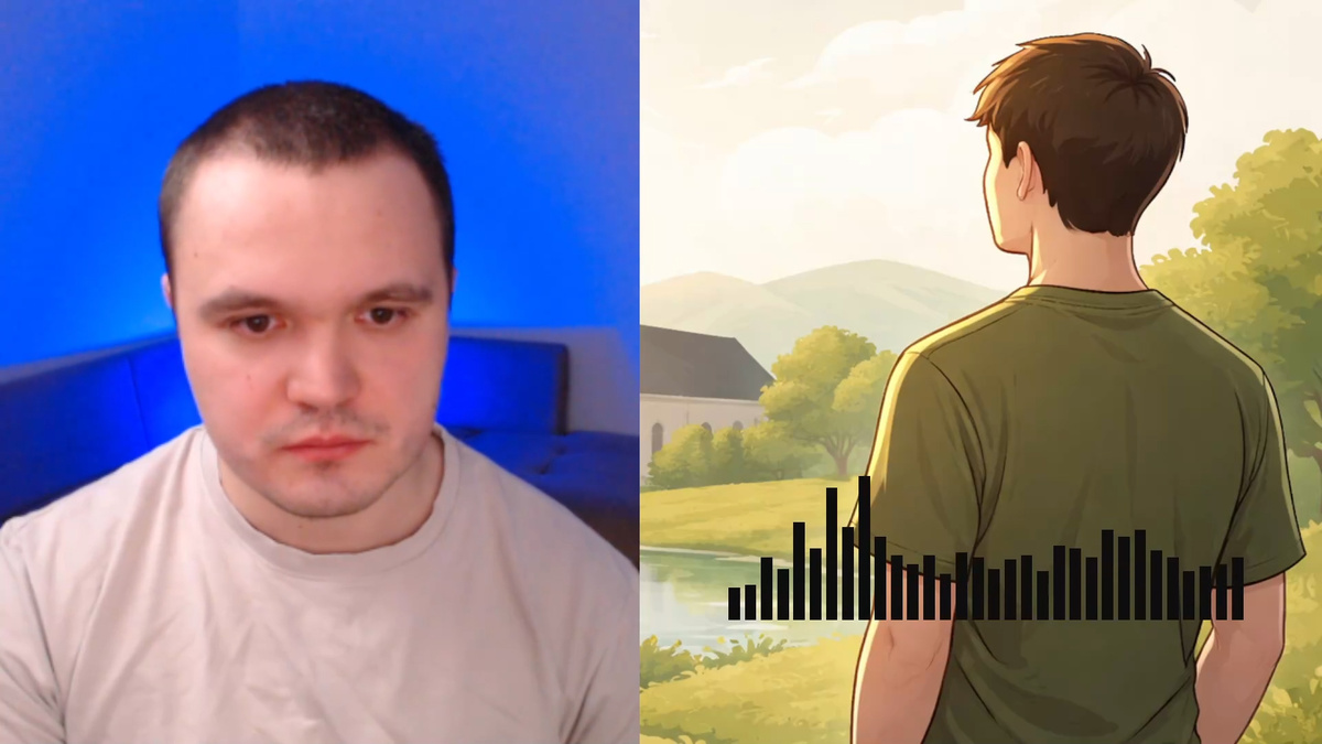 Кадр из интервью