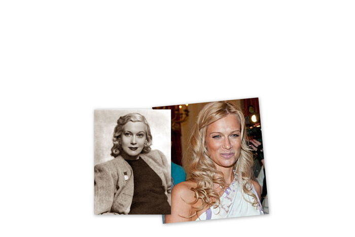 Слева Любовь Орлова, справа Олеся Судзиловская. Коллаж авторский.