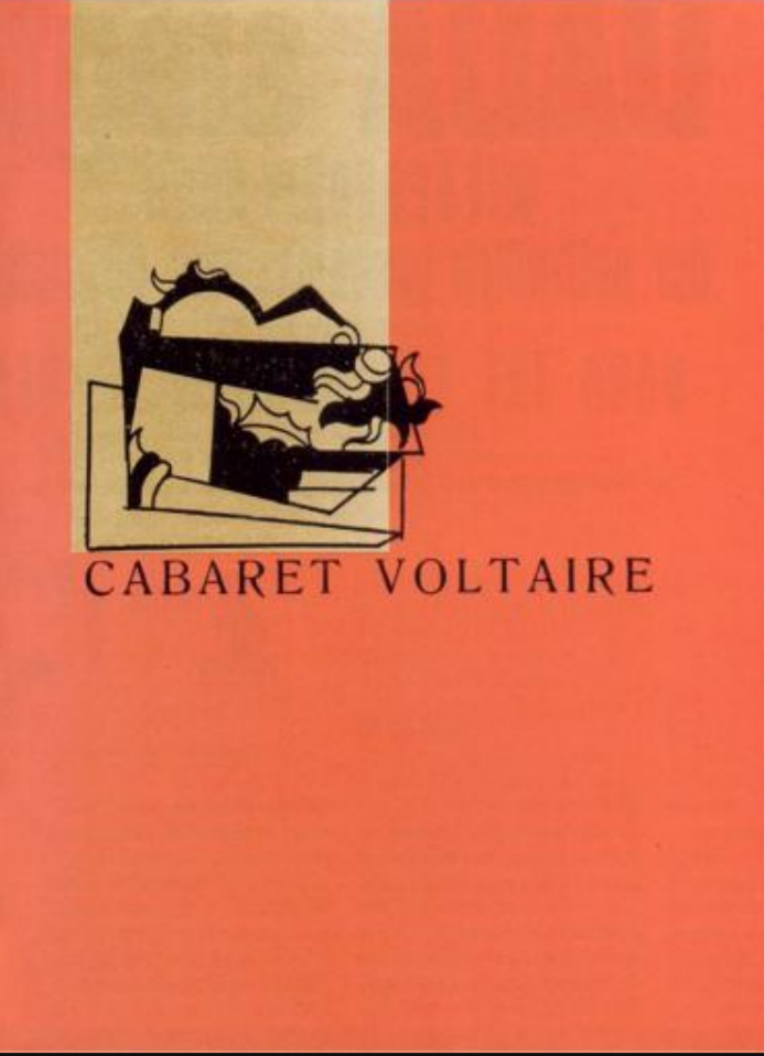 Марсель Янко. Обложка каталога "Кабаре Вольтер". 1916