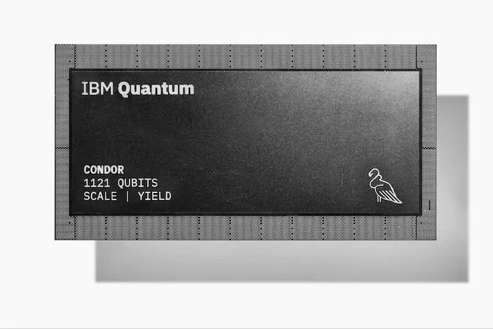 Чип IBM Condor с 1121 кубитом