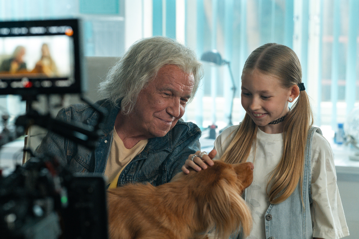 Сергей Гармаш и Алиса Руденко. Кадр из фильма «Доктор Гаф». Фото: телеканал «Россия»