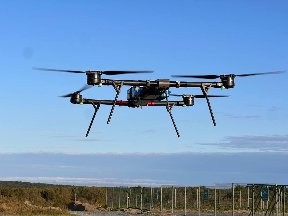   Квадрокоптер на Сахалине