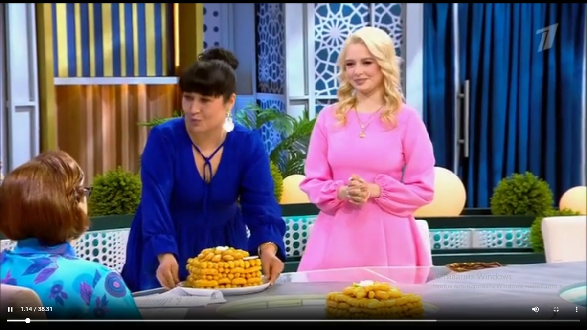 Кадр передачи. Фото автора. 