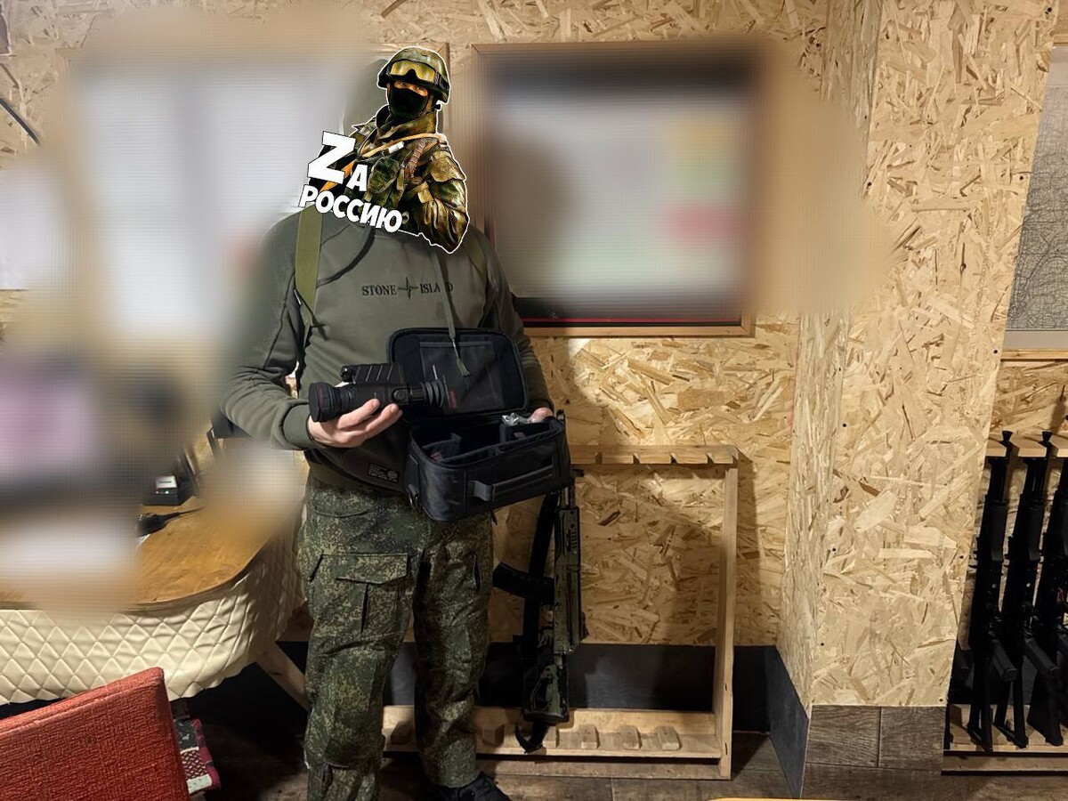 Тепловизор на позиции. 