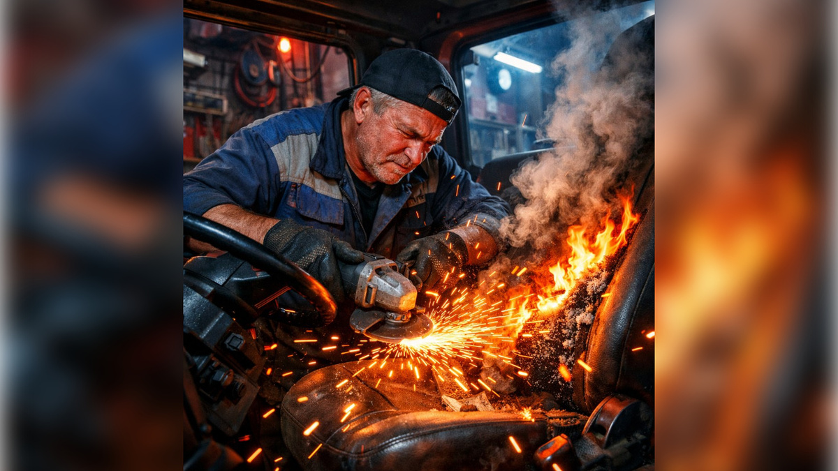    Курянин заплатит за сожженный кузов грузовика