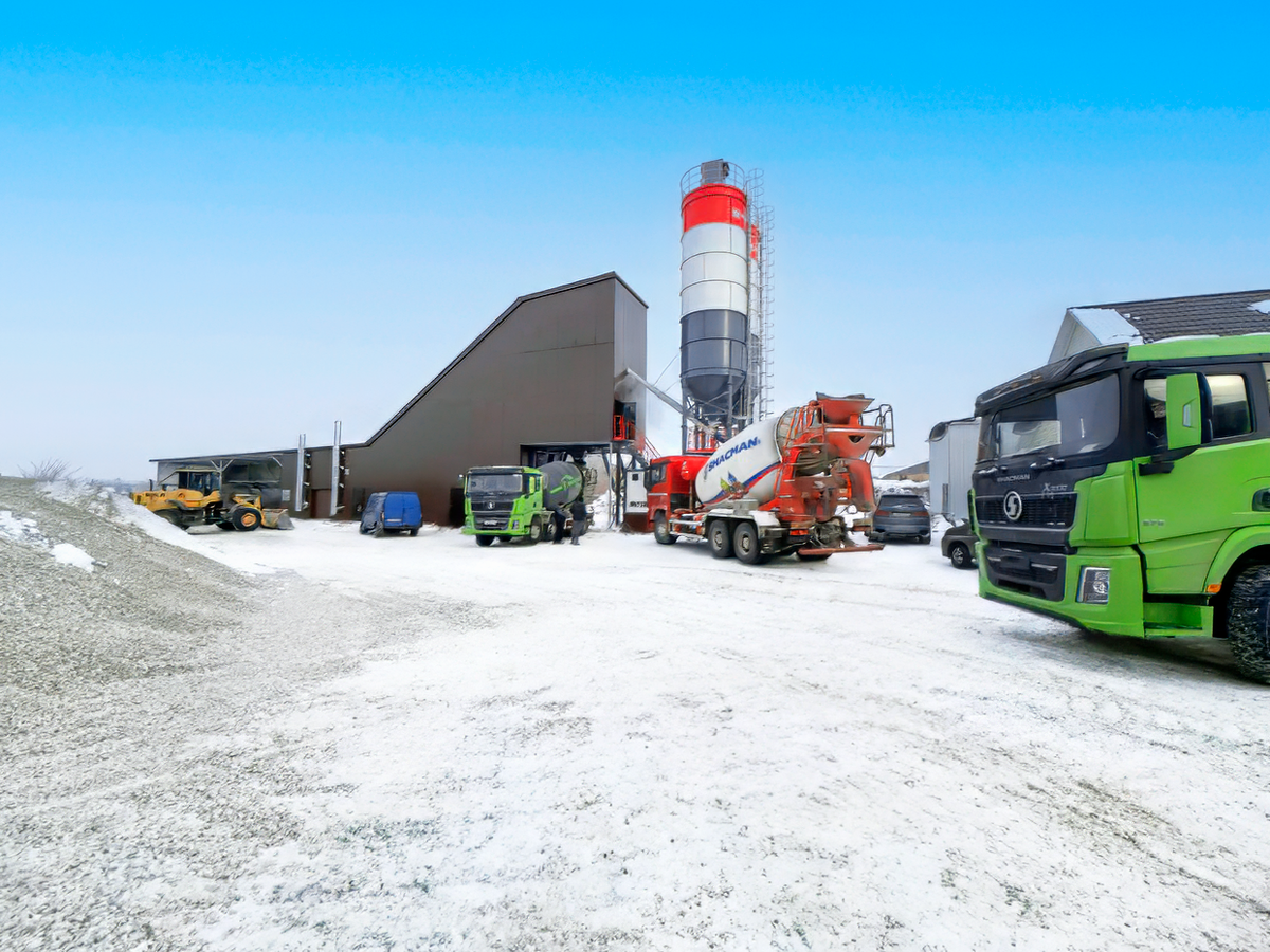 Запуск нового бетонного завода в Бийске 