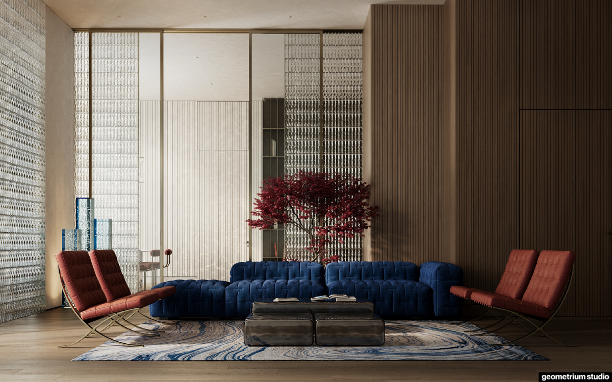 Лаунж-зона в ЖК Ice Towers 